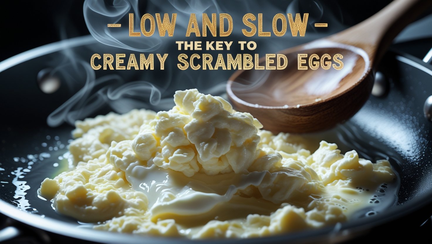 Low and Slow - The Key to Creamy Scrambled Eggs